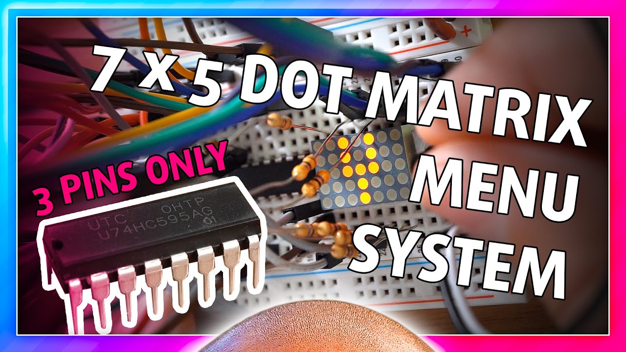 The Flopponium - Day 3 - 7x5 Dot Matrix UI w/ Pi Pico | Timo Leisure #14 EN