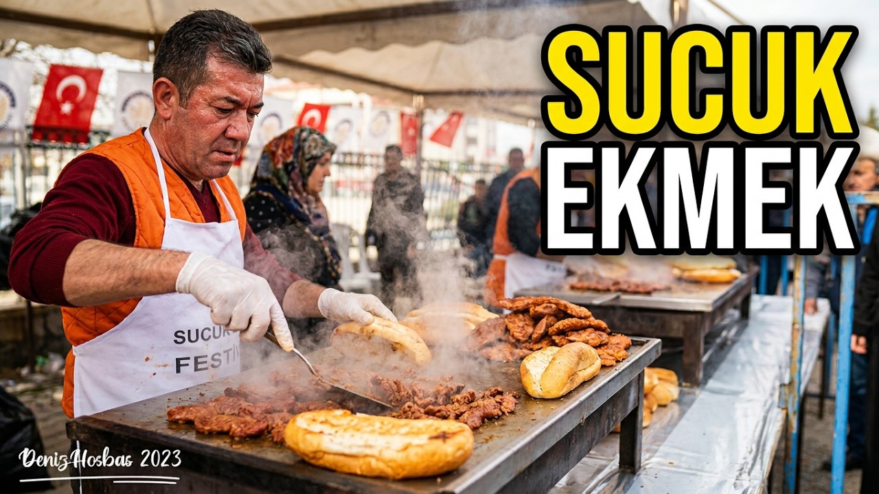 Kadirli Sucuk Ekmek Festivali 2023 🍞🌭 – Meşhur Sokak Lezzetleri Vlog