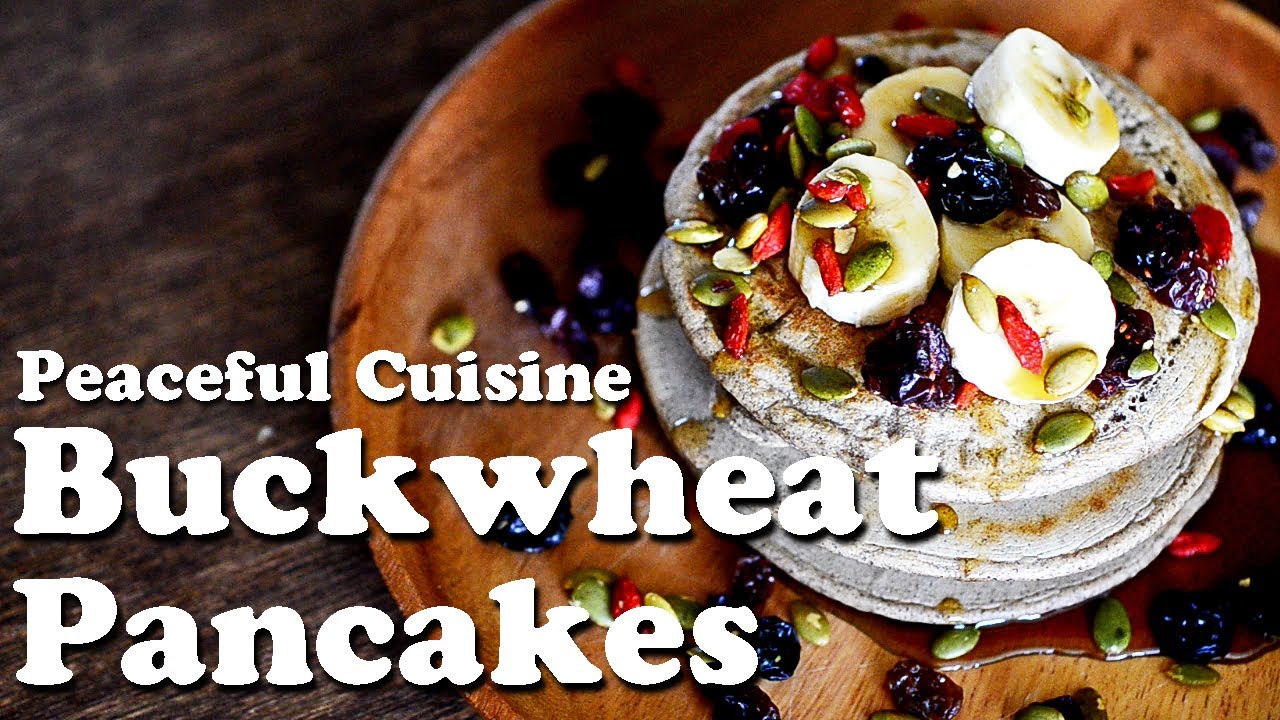 Buckwheat Pancakes (vegan) ☆ そば粉のパンケーキの作り方
