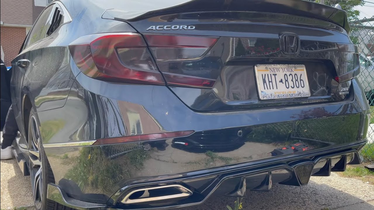 installing aggressive diffuser on a 2021 honda accord touring