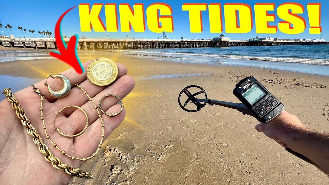 BIG King Tides Washed TREASURE Up On These Santa Cruz Beaches! 