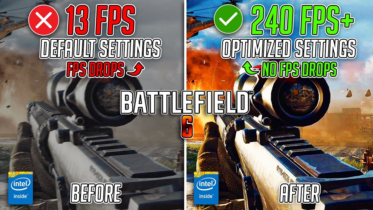 Battlefield 6 - Fix FPS Drops, Stutters & Lags with BEST SETTINGS on ANY PC📈