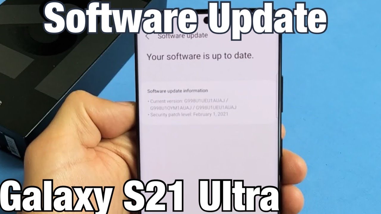 Как обновить системное ПО до последней версии | Galaxy S21 Ultra