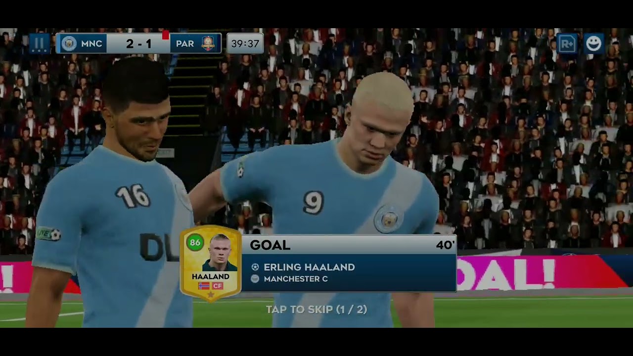 Dls new year tournament game 5 Manchester city (5) x (1) Paris sg 