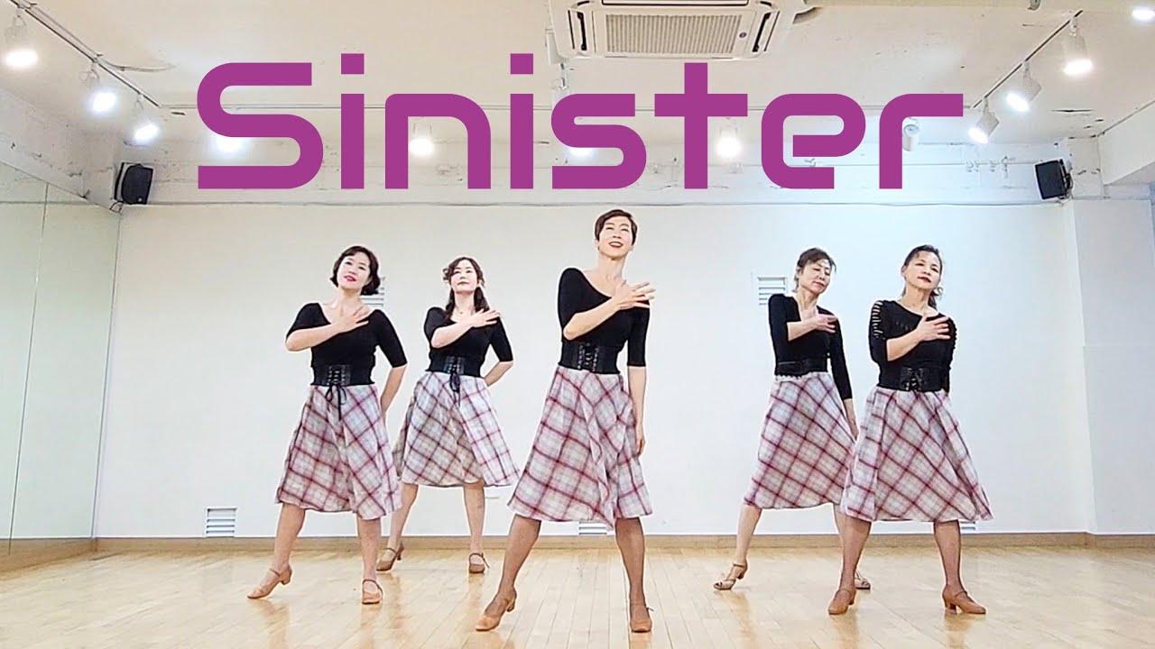 Sinister LINEDANCE/토요영상반 신촌 1~3시/Choreo:Julia Wetzel/라인댄스배우는곳 010-5469-9632/신촌라인댄스
