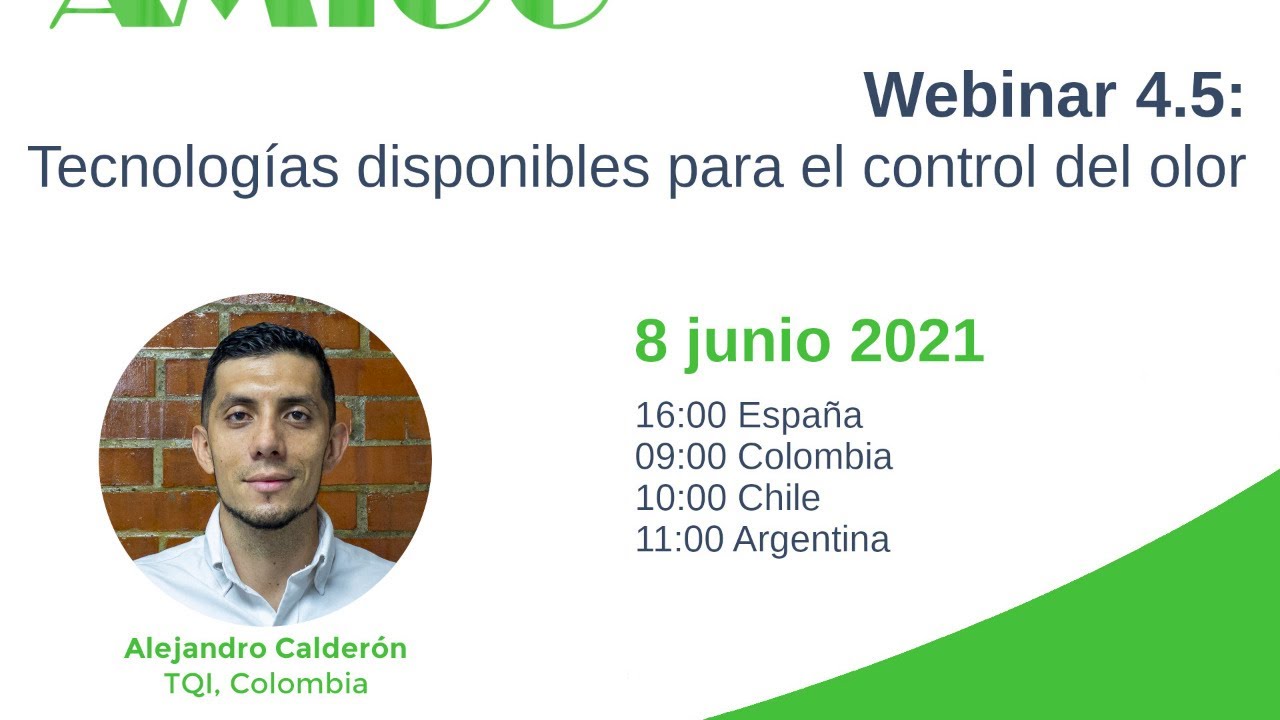 Webinario:  Tecnolog&iacute;as disponibles para el control de olores