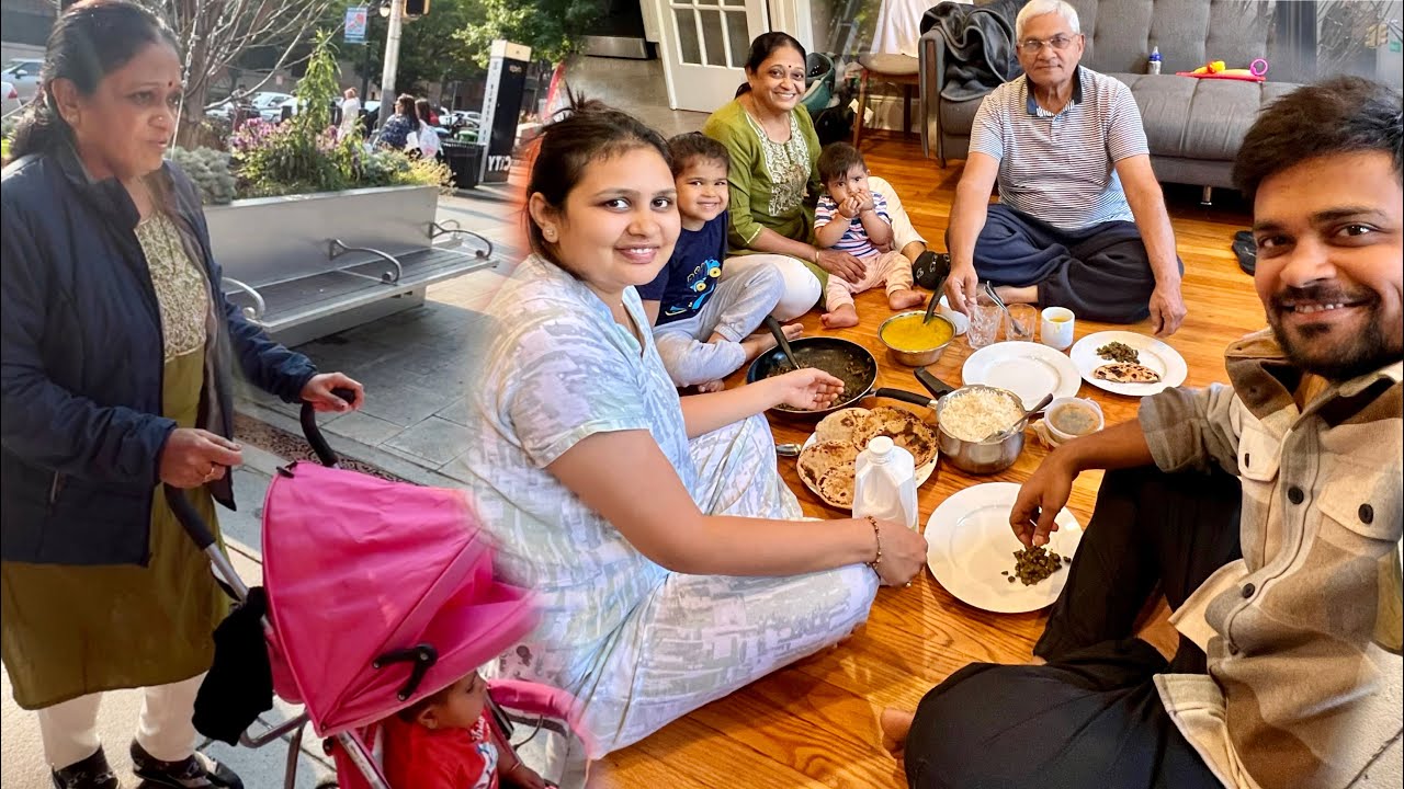 America 🇺🇸me saas bahu nikle shopping pe aur family lunch.