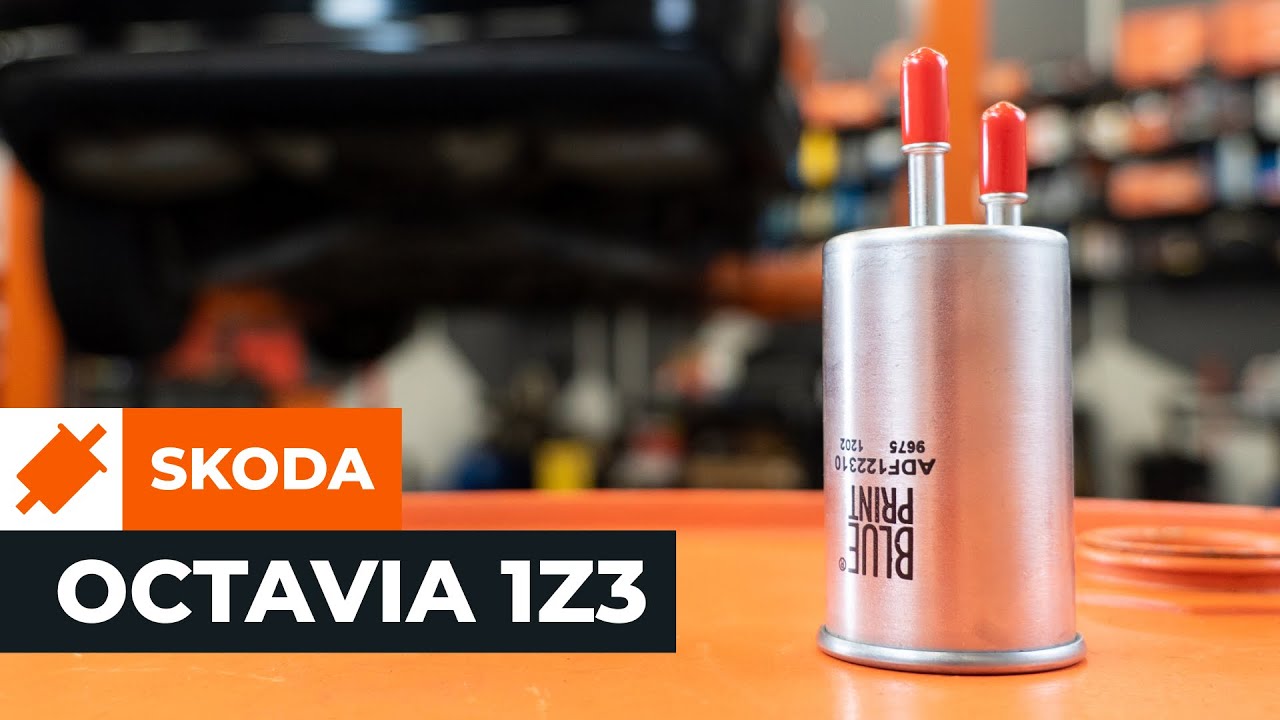 How to change fuel filter on SKODA OCTAVIA 2 (1Z3) TUTORIAL | AUTODOC