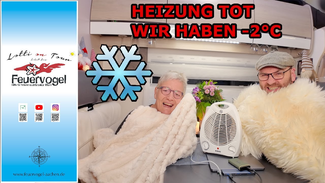 KATASTROPHE ❄️ Heizung im Wohnmobil TOT 😱 Bei -2°C – müssen wir den Urlaub abbrechen?