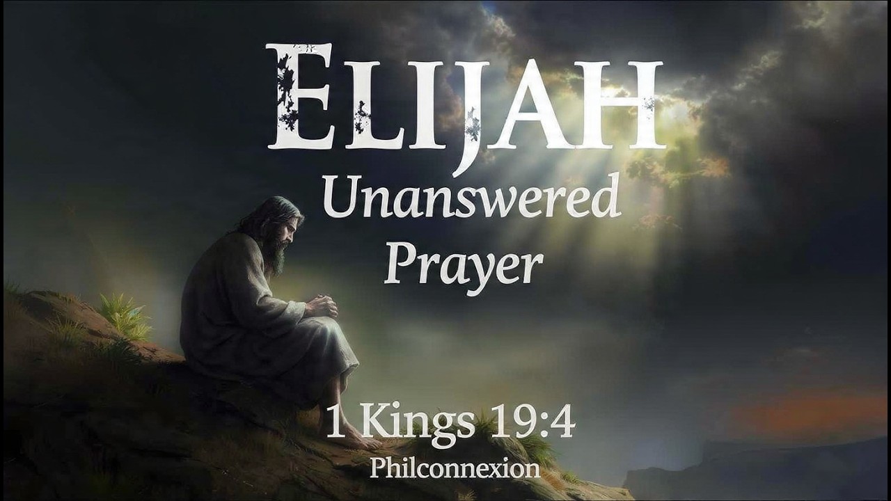 Elijah Praying  In The Wilderness