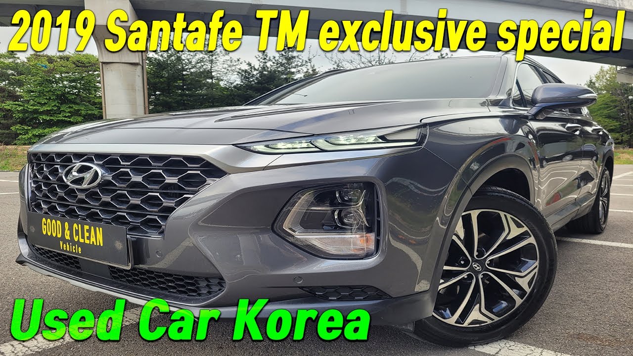 2019 HYUNDAI Santafe TM 2.0(D) 2WD exclusive special 5seats no accident / USED CAR FOR EXPORTS