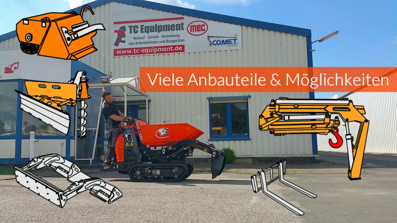 Cormidi C10 85 HIACW C85 Raupendumper Minidumper dumper Yanmar