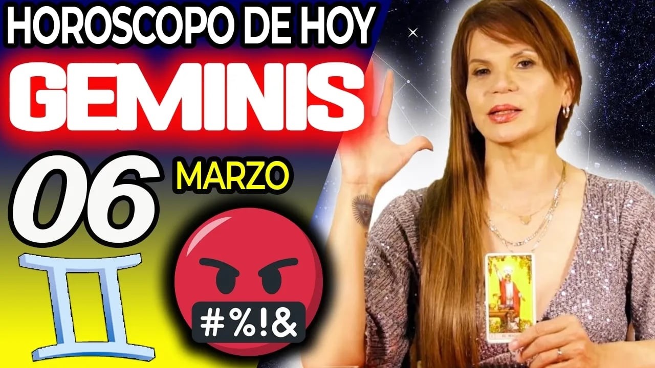 GÉMINIS ♊VIENE ALGO FUERTE🤬QUE PASA POCAS VECES❗️😱 Horóscopo De Hoy 6 De Marzo 2026 | Mhoni Vidente