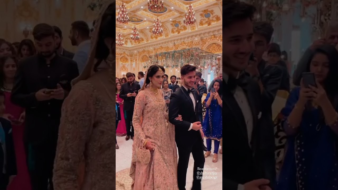 Shahveer Jafry Walima Ceremony #shahveerjafry #ayeshabaig #walima #valimai #shadi