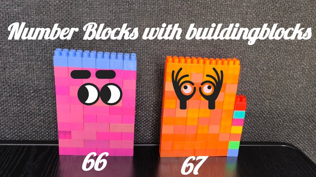 Satisfying DIY blocks NumberBlocks|Number Blocks|Buildingblocks|Blockvedio #harshysworld 