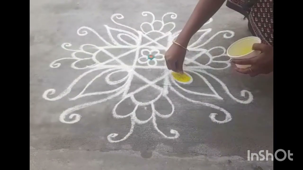 ❄️❄️Simple daily kolam❄️❄️