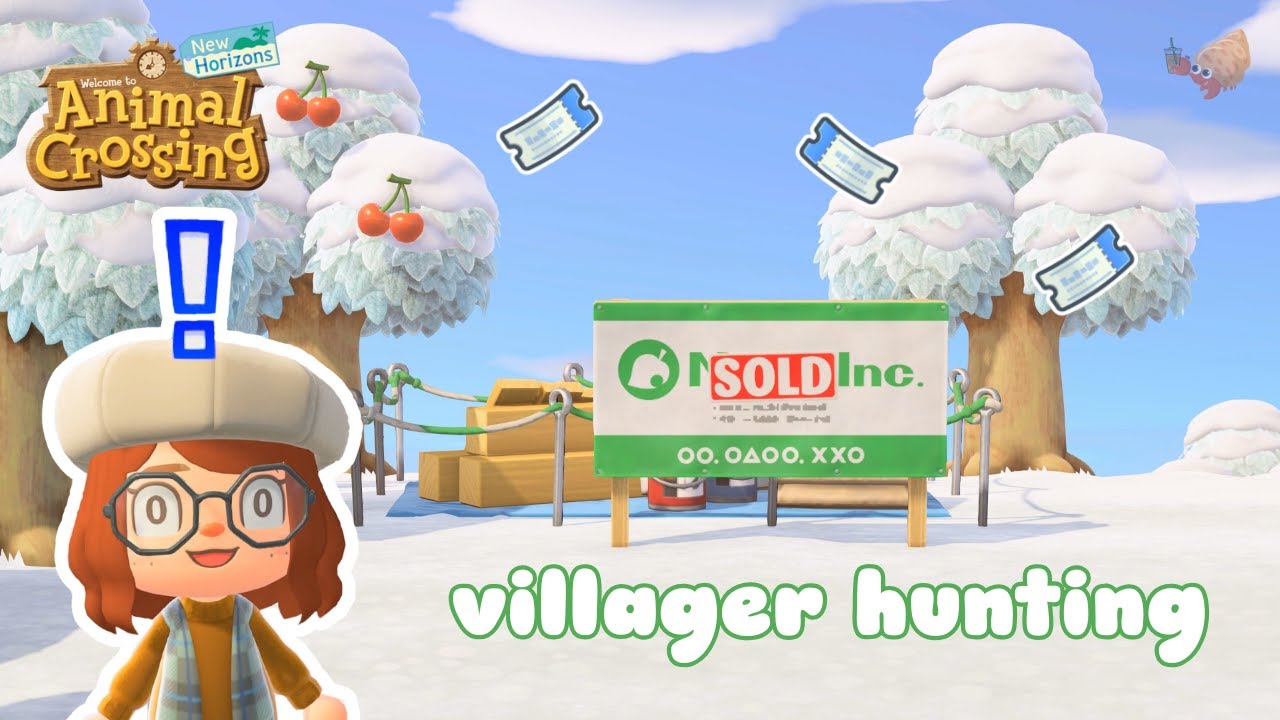 Villager Hunting in Under 40 Tickets?! | Animal Crossing Relaxing Gameplay (No Commentary)