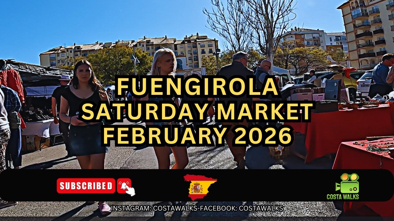 Fuengirola Saturday  Market February 2026 Malaga Costa Del Sol, Andalusia Spain