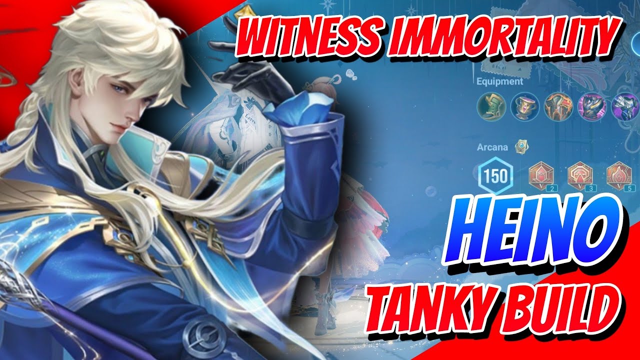 Heino Tank Build - Witness Immortality | Unkillable Heino | Honor of Kings | HoK