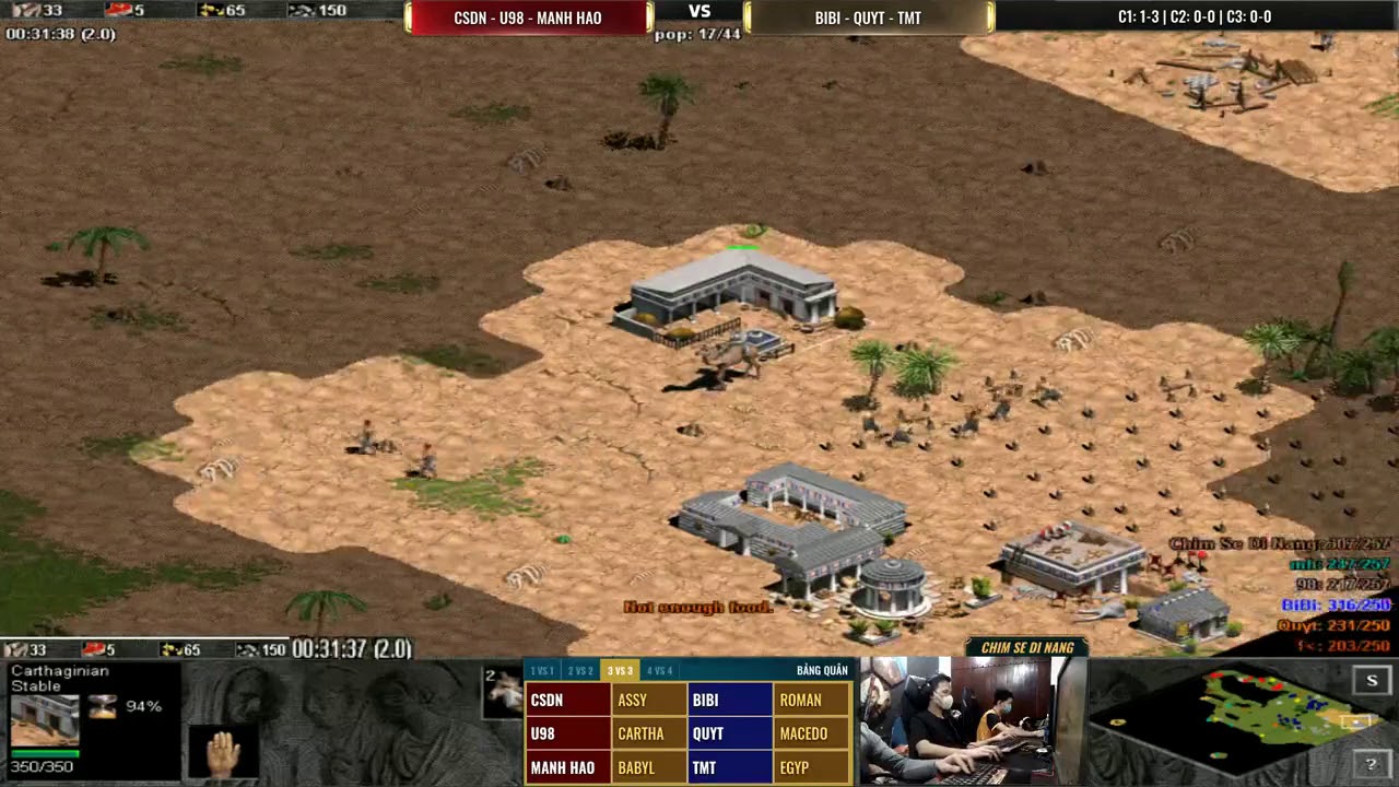 Chim Sẻ, Mạnh Hào, U98 vs Bibi, Quýt, Thầu (3vs3 Random ngày 22-04-2020)