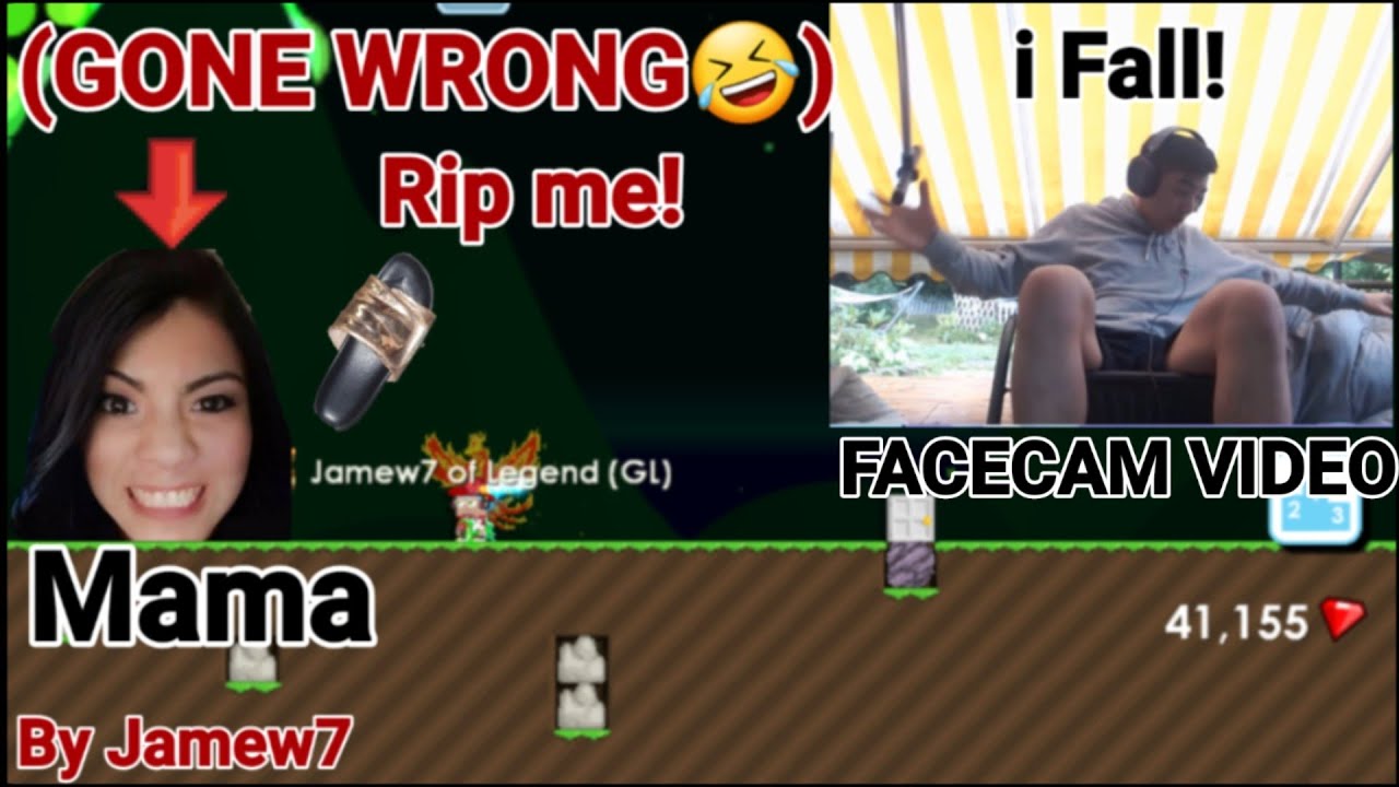 Gone Wrong! Oh No Rip Me! (FACECAM VIDEO) 🤣! Night Of The Comet Day! | Growtopia | Jamew7