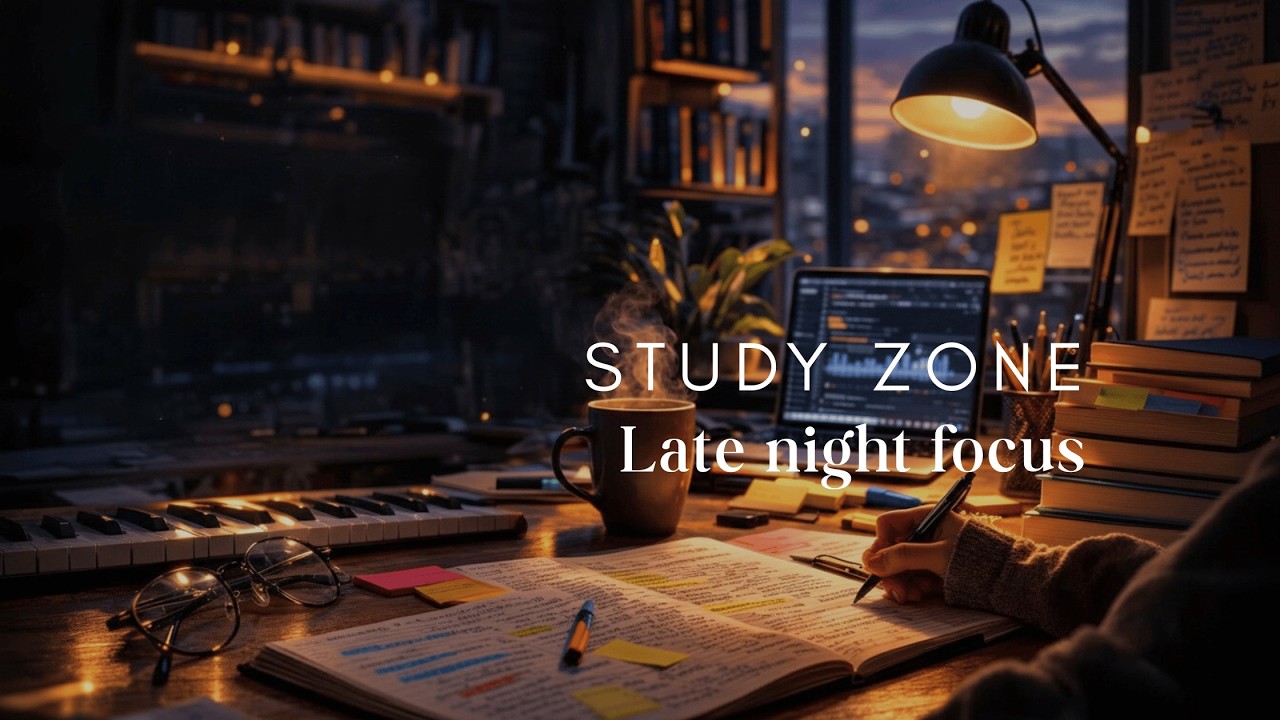 Study Zone - Late Night Focus (1 Hour)