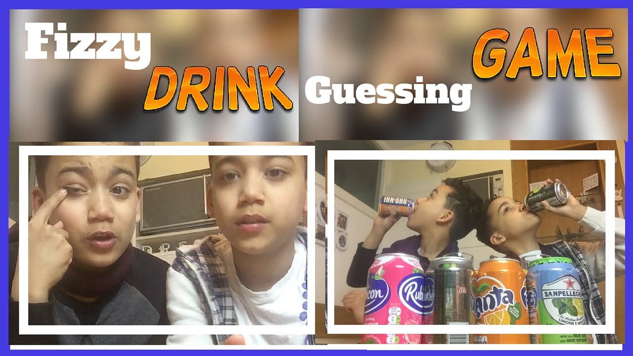 FIZZY DRINK GUESSING GAME!| Twintube