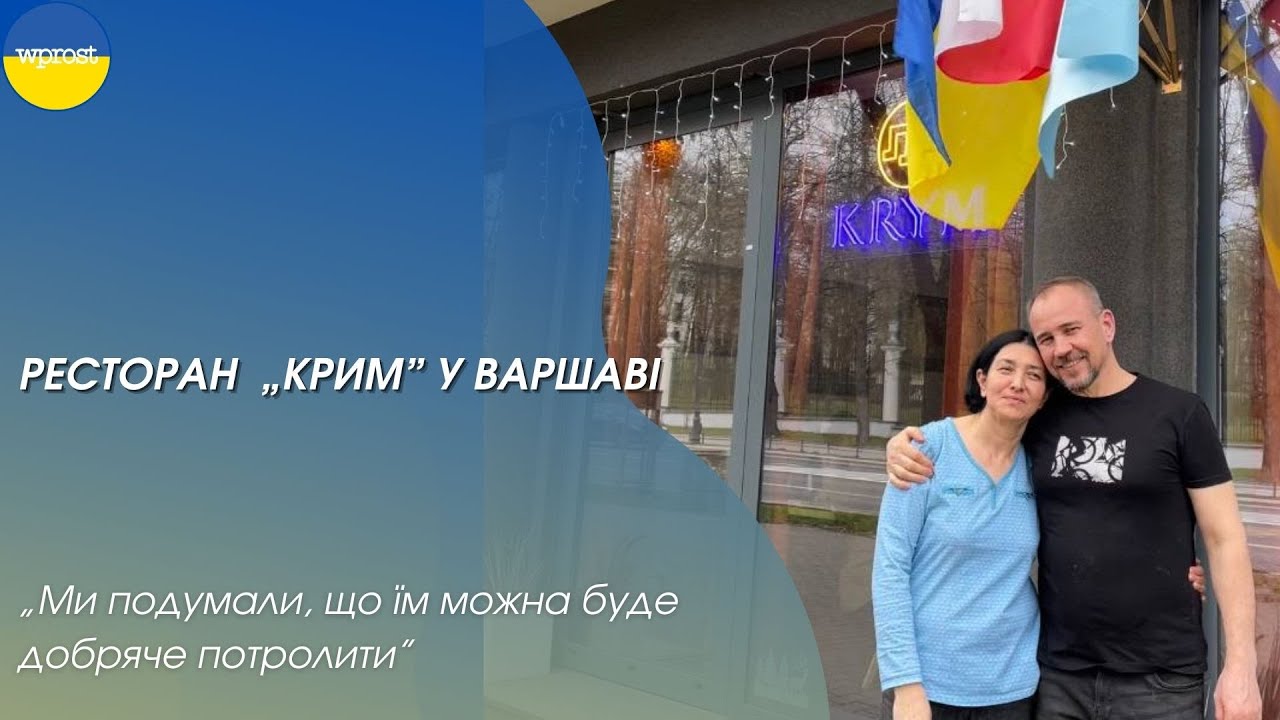 Ресторан „Крим” навпроти посольства рф у Варшаві / Restauracja Krym przed ambasadą Rosji w Warszawie