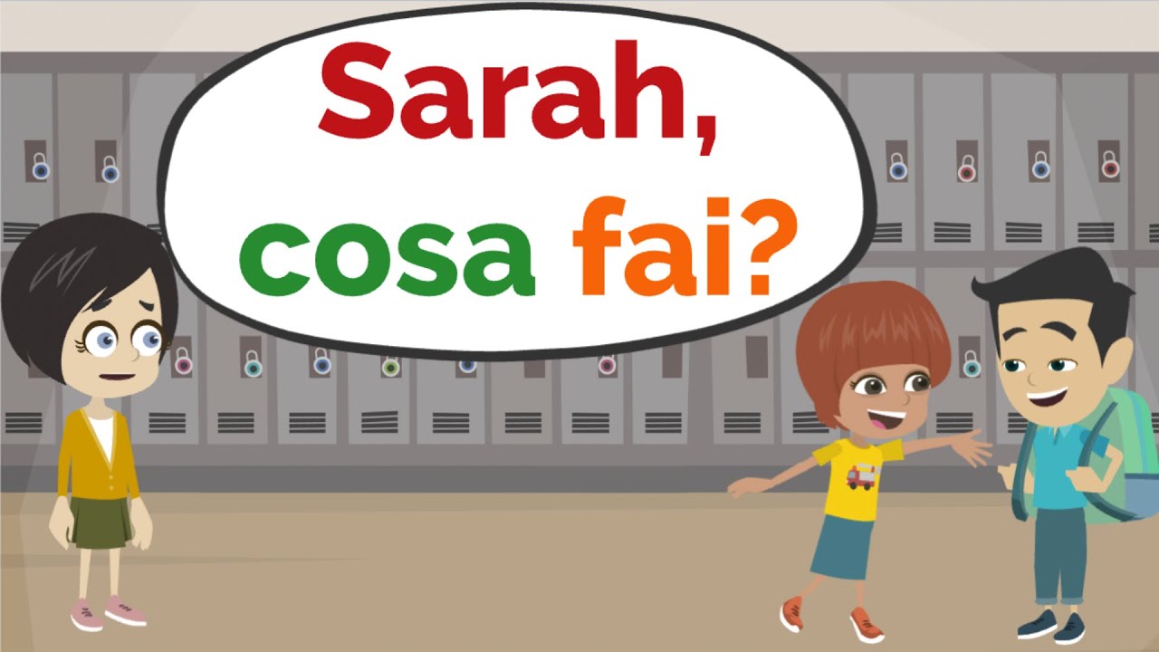 Lisa è tradita! Conversation in Italian (Dialogo Amicizia) - ENG SUB