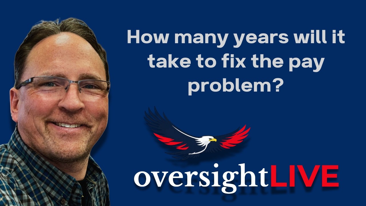 How many years will it take to fix the pay problem?