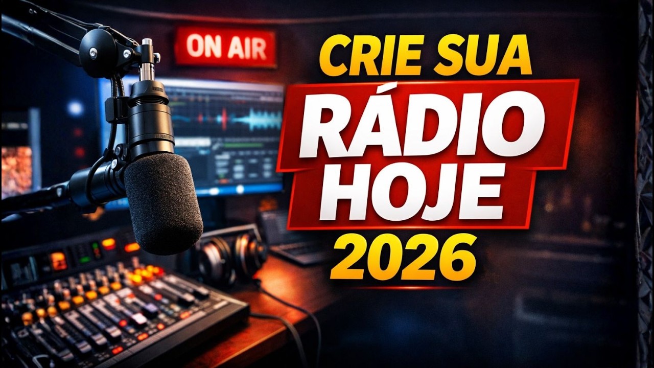 Crie sua Web Rádio Hoje em 2026: Como Começar, Auto DJ, Programação Ao Vivo e Equipamentos.