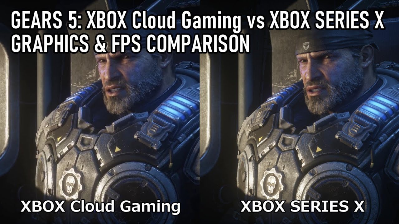 XBOX Cloud Gaming vs XBOX Series X | Gears 5 | Graphics and Frame-Rate Comparison  [4K60fps]