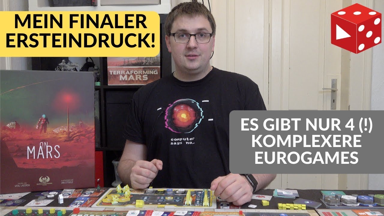 On Mars - Mein finaler Ersteindruck! (Vital Lacerda, Eagle Gryphon Games / Skellig Games 2019)