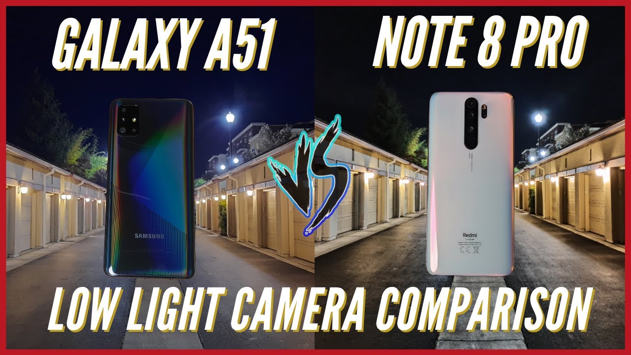 Сравнение камер Samsung Galaxy A51 и Redmi Note 8 Pro // Низкое освещение
