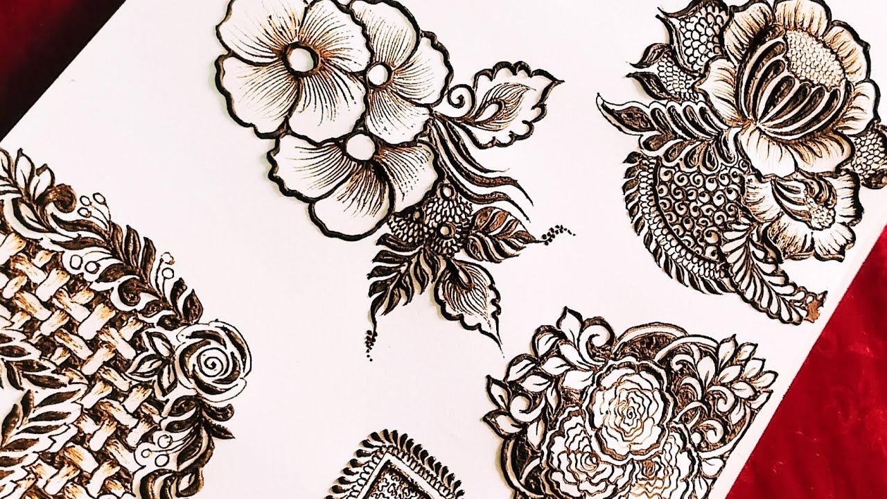 3D check mehndi design for beginners l step by step henna mehndi design l mehndi tutorial l #mehndi