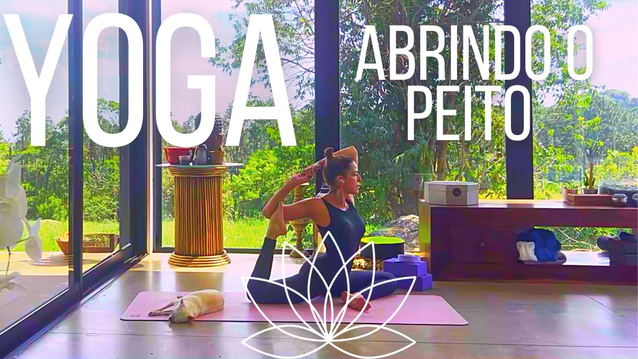PRÁTICA DE YOGA abrindo o peito