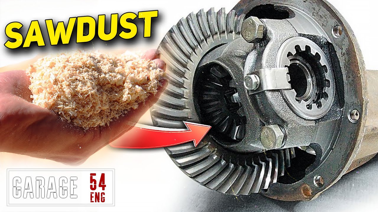 Sawdust to silence a whining diff – will it work?
