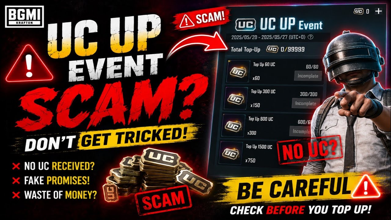 UC Up Event Don&rsquo;t Purchase ❌ Biggest BGMI Scam Explained 😱