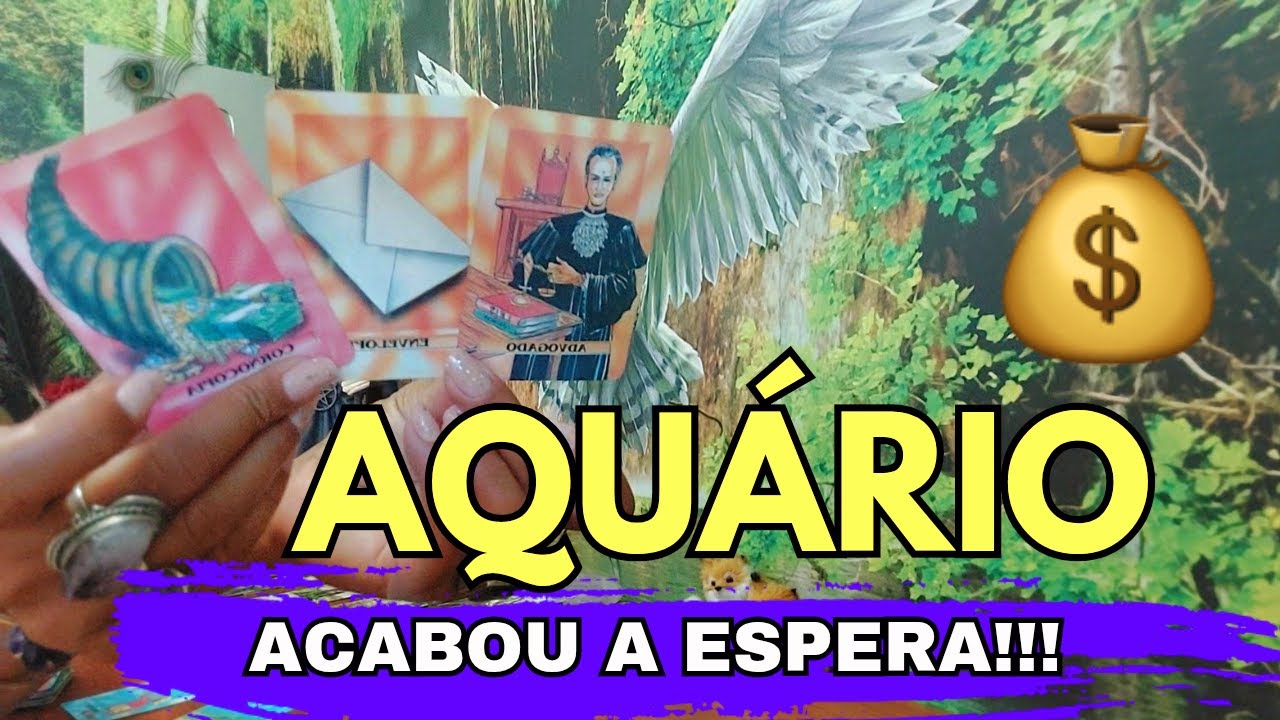 AQUÁRIO ♒️ACABOU A ESPERA 💰UMA GRANA ALTA CHEGA ATÉ O FINAL DO MÊS/🐍ESSA PESSOA..#aquario  #aquário