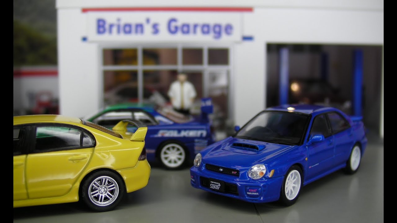 Greenlight 1/64 Falken GT-R R34 + Civic FD2 + Bugeye Subaru Impreza 開箱