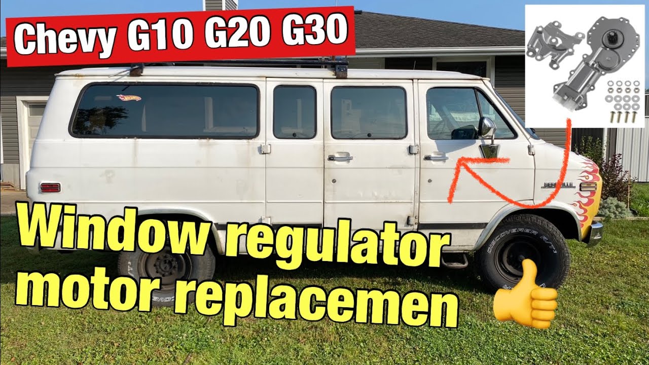 Chevy g10 window regulator motor replacement.