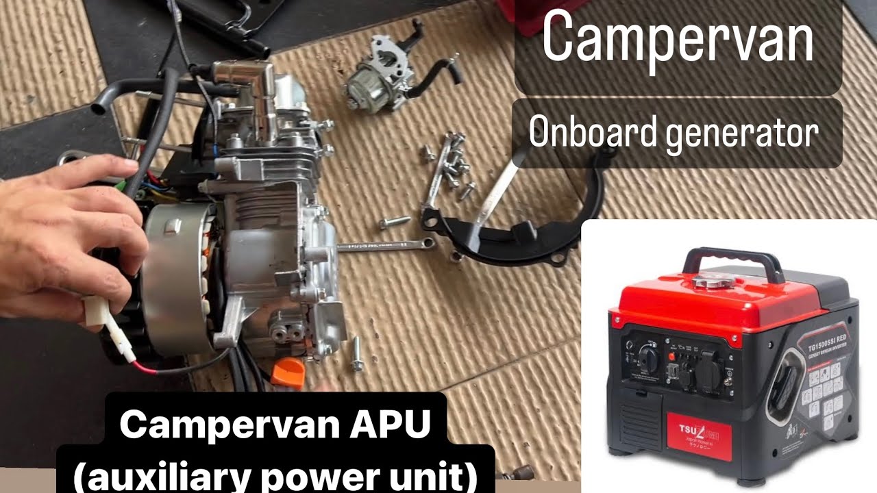 Campervan Genset Tsuzumi TG1500SSI (Part.1)