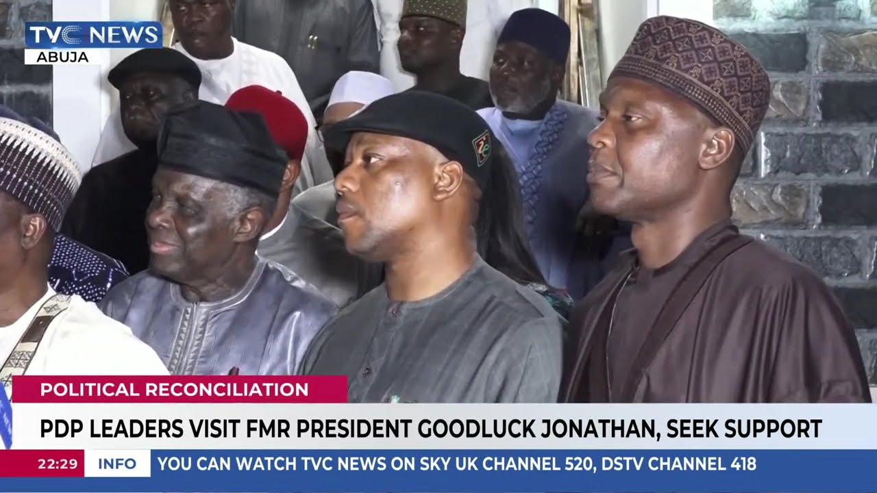 PDP Leaders Visit Fmr Pres Goodluck Jonathan, Seek Support