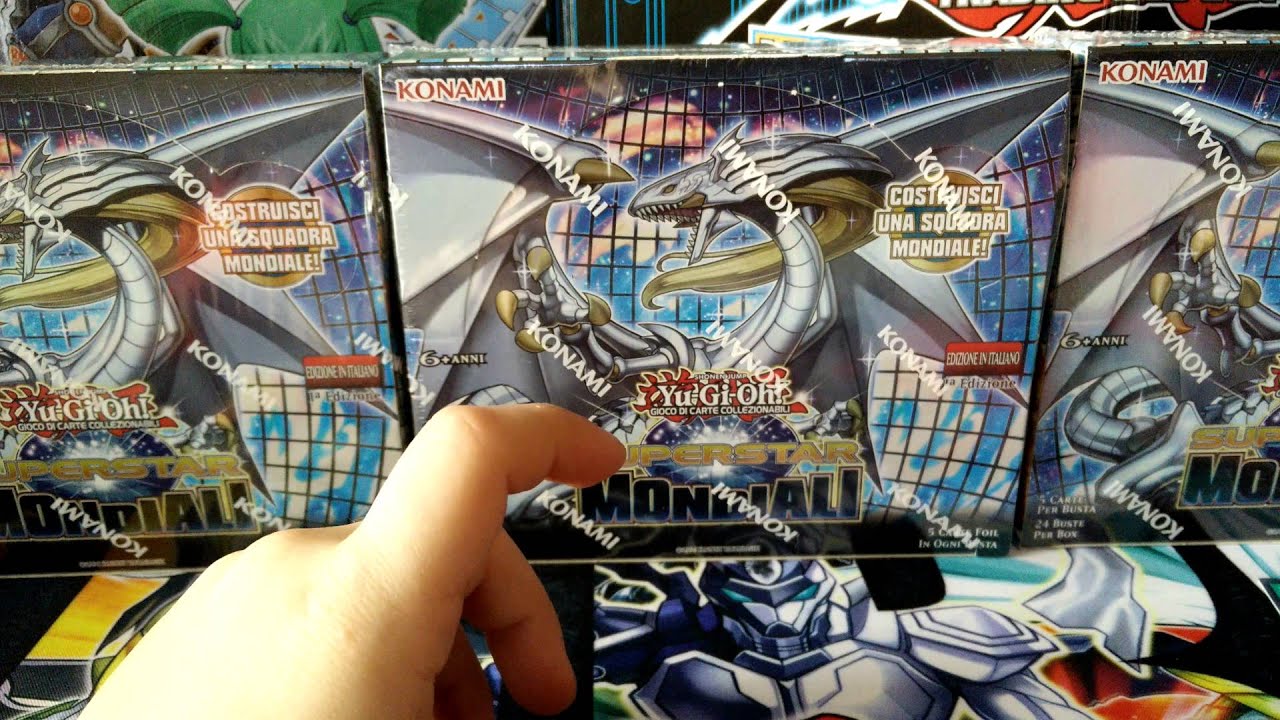 YU GI OH! apriamo le buste SUPERSTAR MONDIALI
