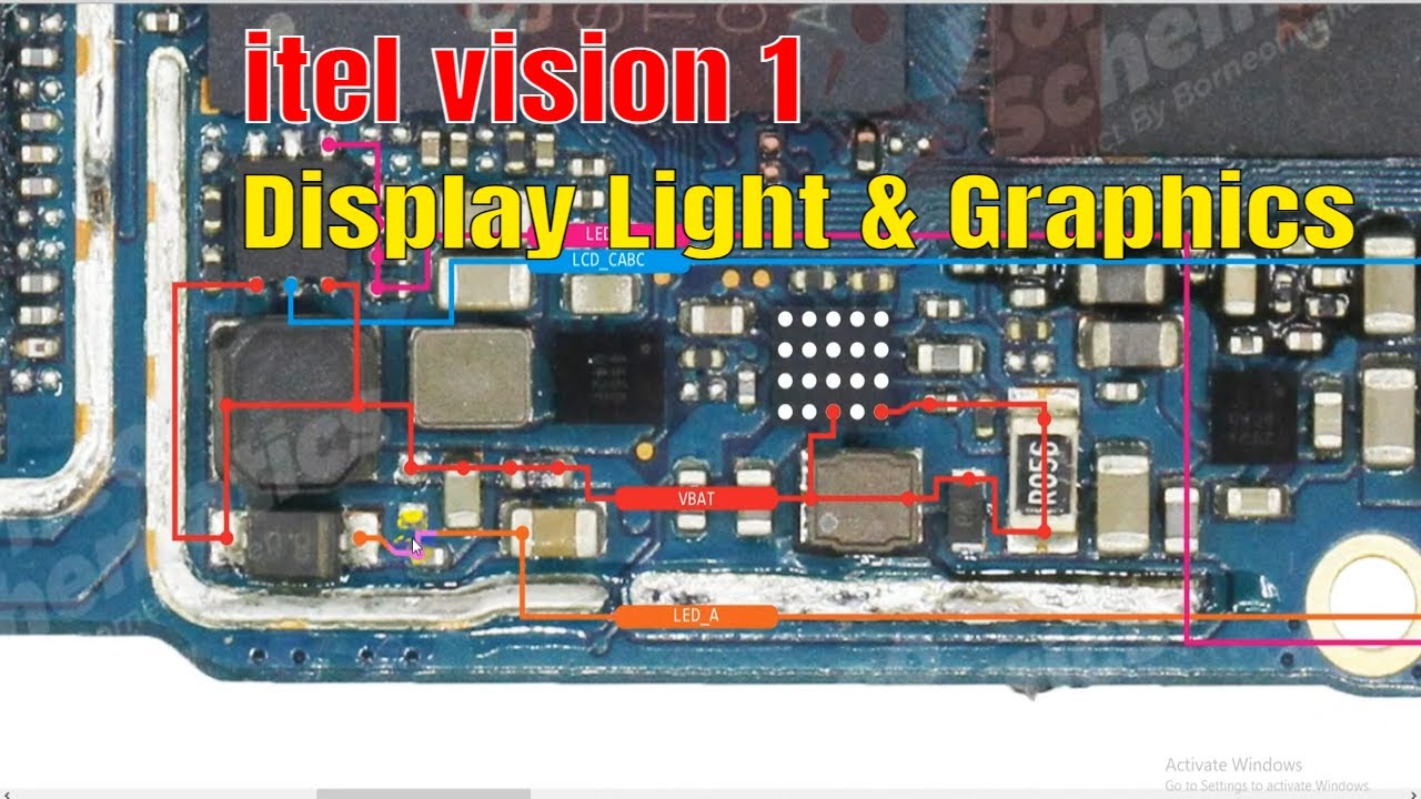 itel vision 1 Display Light & Graphics jumper ways | vision 1 (L6005) LCD problem Hardware Solution