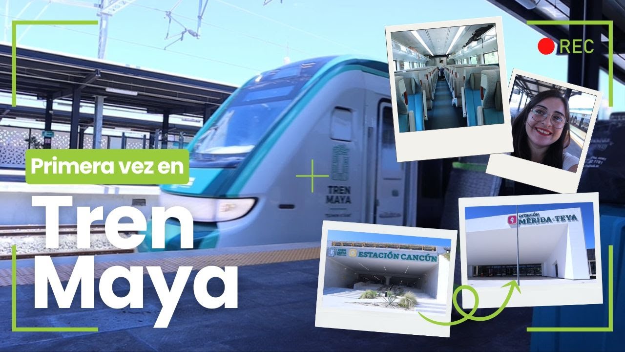 Mi primera vez viajando en #TRENMAYA | Cancún - Mérida | #vlog #viajespormexico