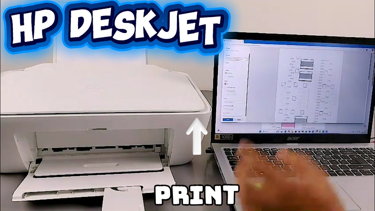 How to Print from Computer to HP Deskjet Printer | Documents & Photos