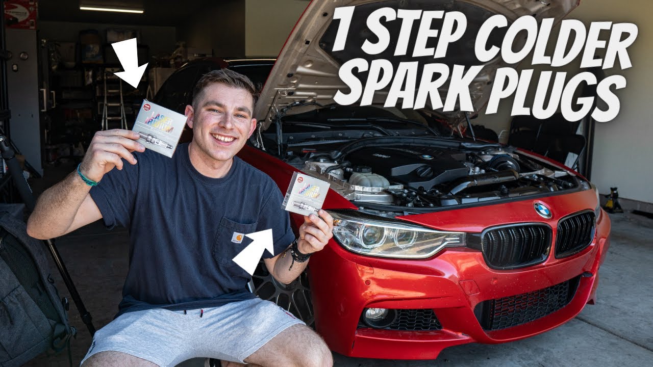 BMW F30 335I 1 STEP COLDER SPARK PLUG INSTALL! (N55)(NGK)