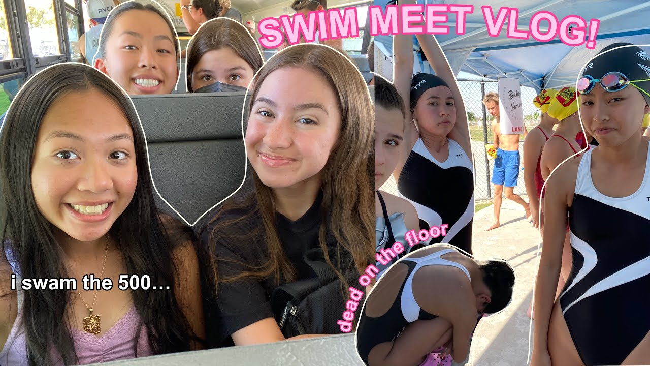 HIGH SCHOOL SWIM MEET (i swam the 500...)
