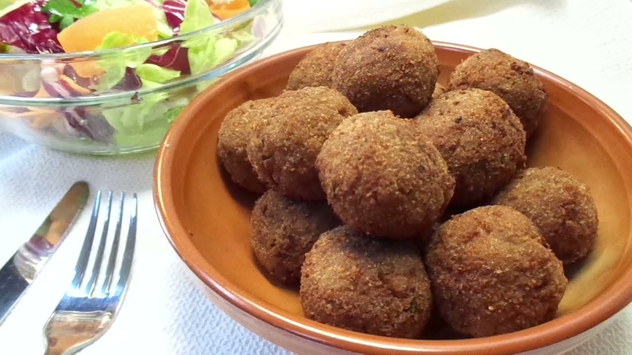 Fried Meatballs Italian style.